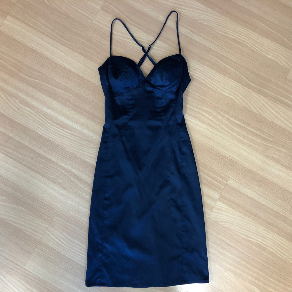 ANGL Navy Evening Dress